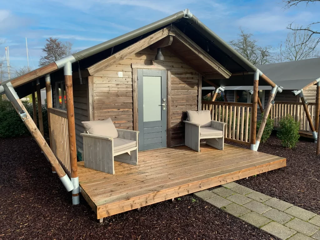 Buitenaanzicht - Lodge 2 personen - Waterherberg it Beaken